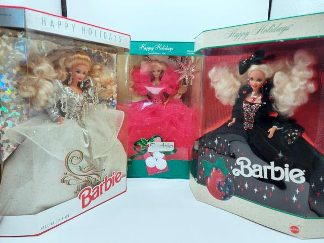 Appraisal: Holiday Barbie Dolls Includes Special Edition Happy Holidays Barbie Special