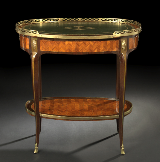 Appraisal: Louis XV Kingwood and Mahogany Occasional Table late th century