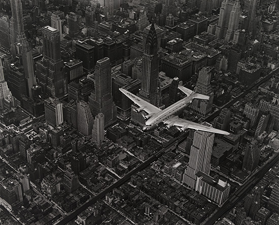 Appraisal: BOURKE-WHITE MARGARET - DC- Flying over New York City Silver