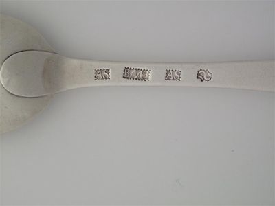 Appraisal: ALEXANDER SHIRRAS A Hanoverian tablespoon script initials GMG c oz