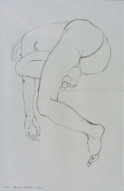 Appraisal: Eric James Mellon British b Nude signed and dated in