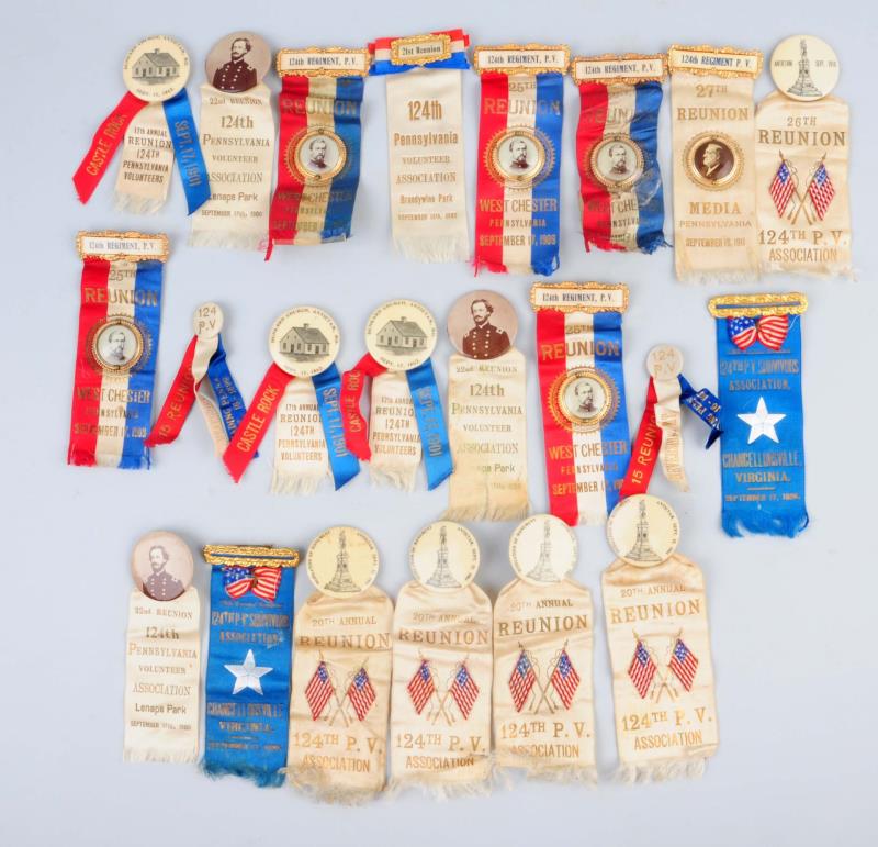 Appraisal: Collection Of G A R Reunion Ribbons Collection of th