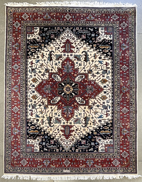 Appraisal: HERIZ RUG Fourth quarter th century Room size Heriz with