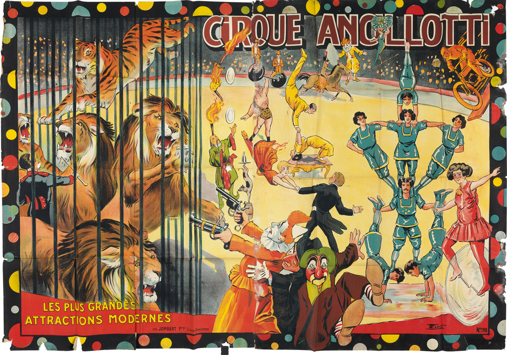 Appraisal: FLORIT DATES UNKNOWN CIRQUE ANCILLOTTI LES PLUS GRANDES ATTRACTIONS MODERNES