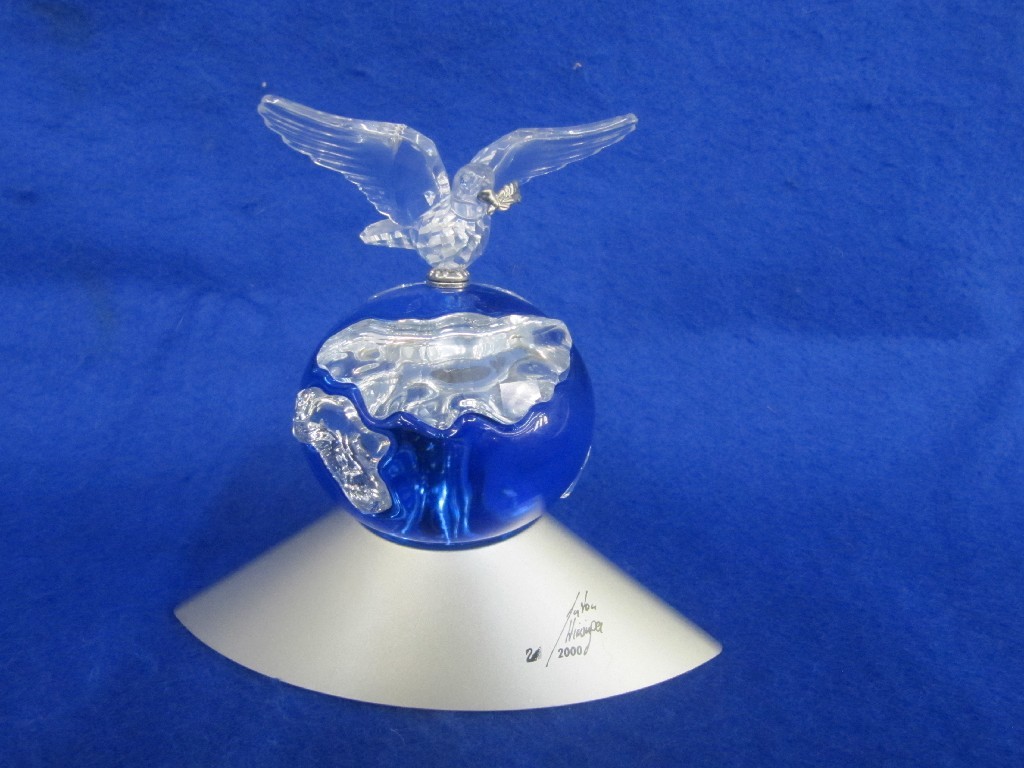 Appraisal: Swarovski crystal Planet Peace Dove