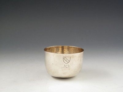 Appraisal: Eton College interest an th century silver tumbler cup marks