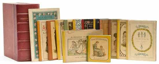 Appraisal: Greenaway Kate Almanach pour - vol illustrations by Kate Greenaway