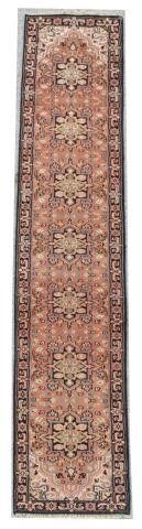 Appraisal: Hand-tied Persian Heriz runner approx ' l ' w