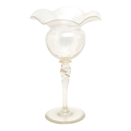 Appraisal: Carder Steuben Verre de Soie Glass Vase Estimate -