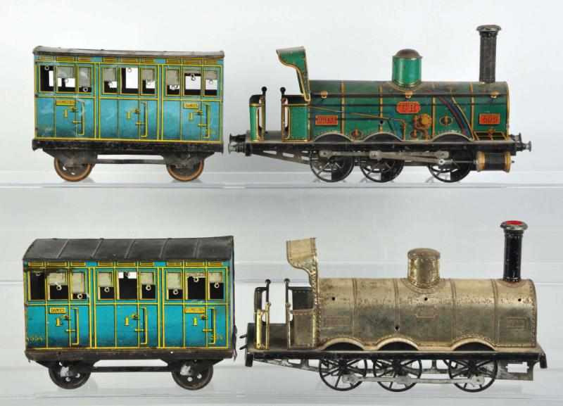 Appraisal: Lot of Early C R Train Items French Includes two