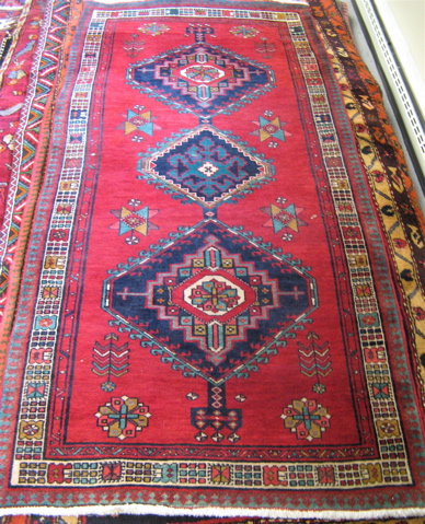 Appraisal: PERSIAN TRIBAL AREA RUG ' x '