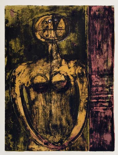 Appraisal: RUFINO TAMAYO Desnudo en Naranja Color lithograph x mm x