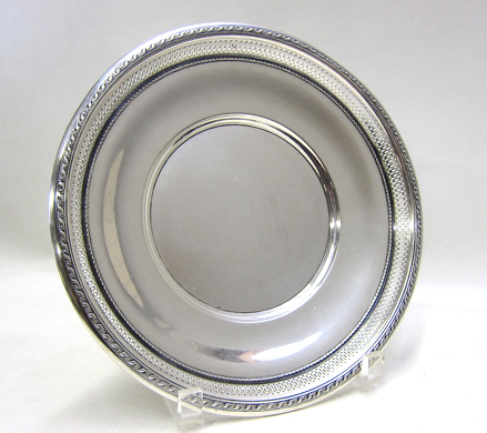 Appraisal: GORHAM STERLING SILVER TRAY pattern A c Diameter Weight troy