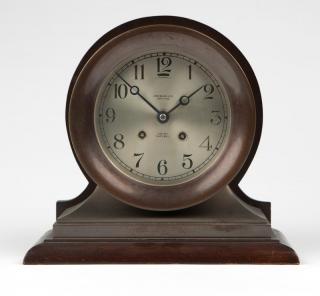 Appraisal: A John Bliss Co Chelsea ship's bell clock Late th