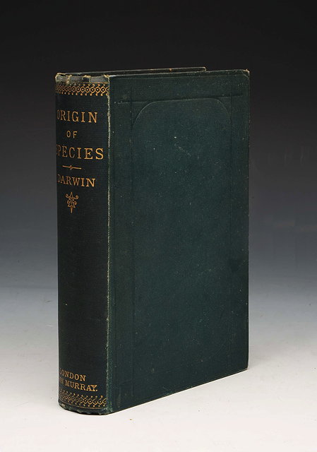 Appraisal: DARWIN Charles The Origin of Species Murray th edn with