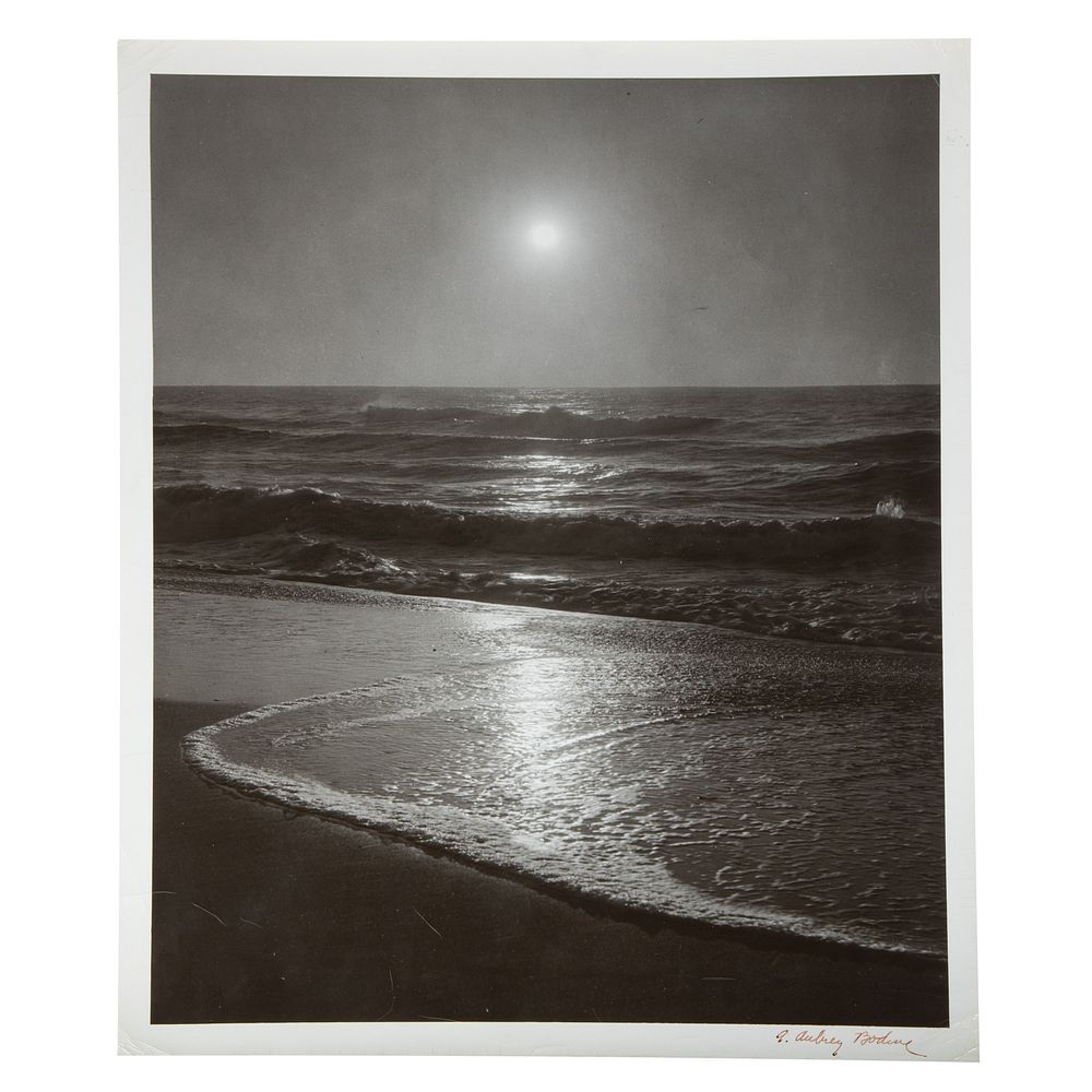 Appraisal: A Aubrey Bodine Atlantic Ocean American - Gelatin silver print