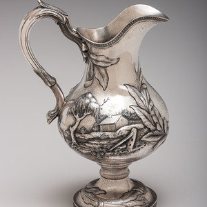 Appraisal: A Kentucky State Agricultural Society Coin Silver Presentation Pitcher William