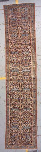 Appraisal: A Northwest Persian runner circa size approximately ft in x