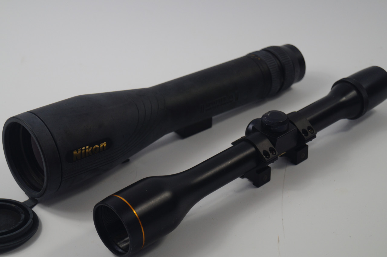 Appraisal: A Nikon Spotterscope XL waterproof BSP case and an A