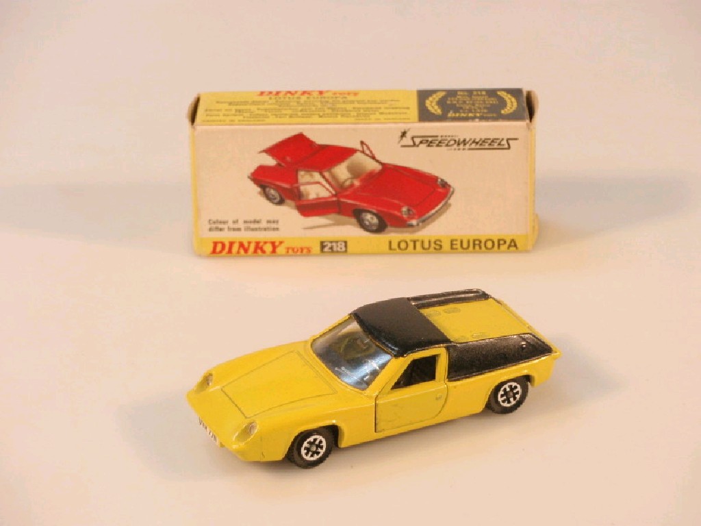 Appraisal: A Dinky Toys Lotus Europa boxed