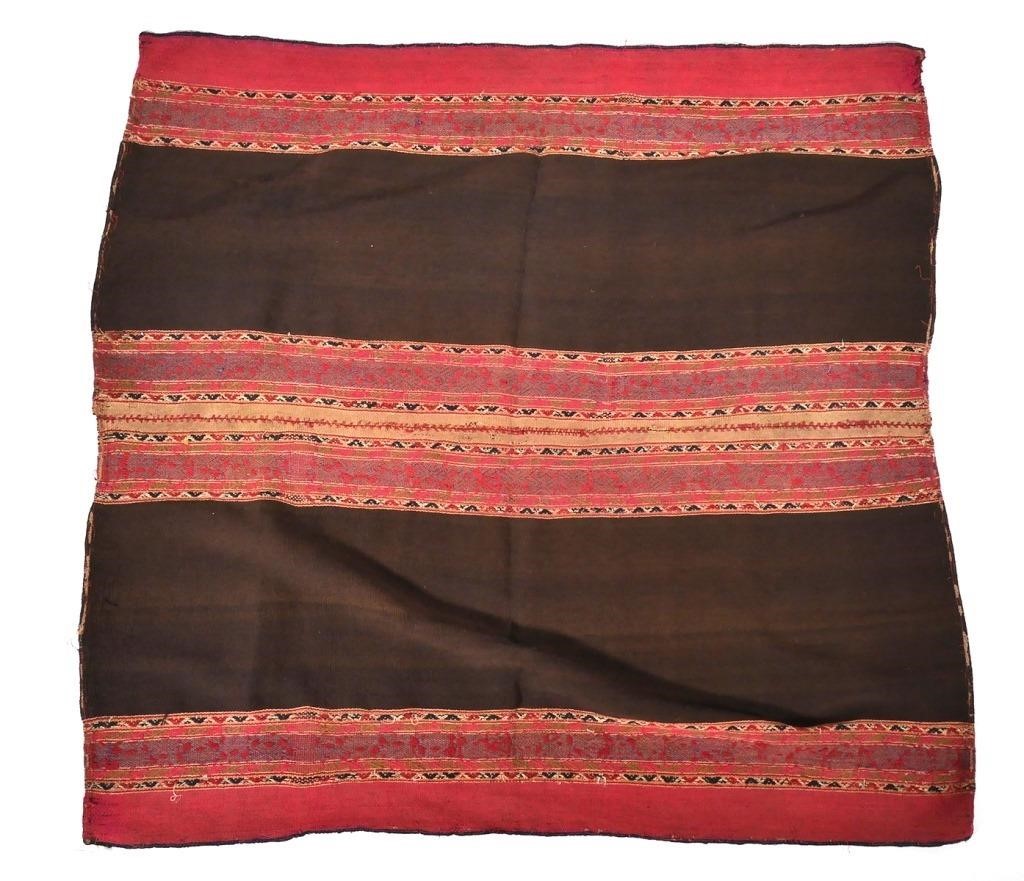 Appraisal: Old South American hand woven textile possibly from the Achiri