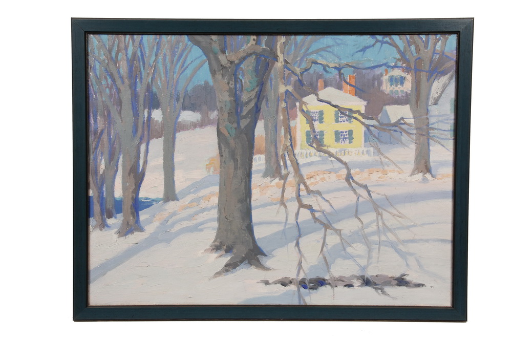 Appraisal: CARROLL THAYER BERRY ME - - 'Yellow House Falling Branch