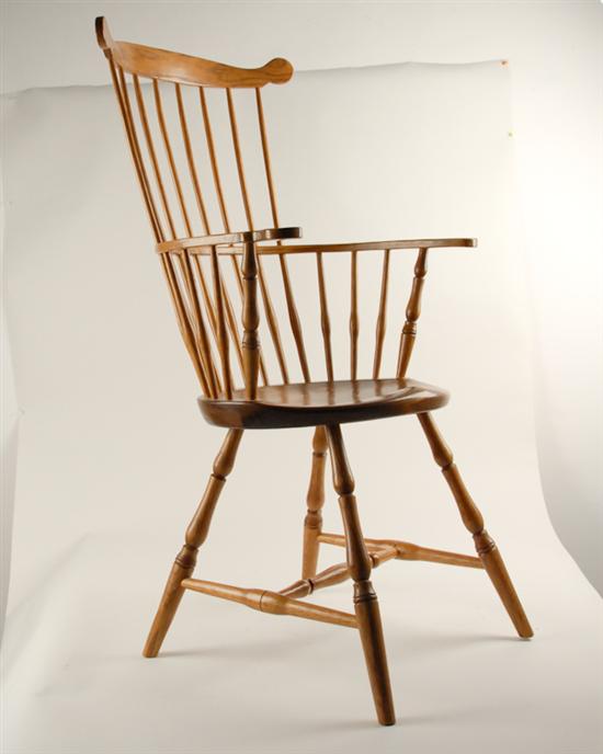 Appraisal: Four David Tyler Windsor Chairs The late Mr Tyler was