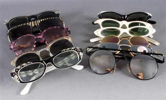 Appraisal: Eleven pairs of vintage sunglasses made in France Italy and