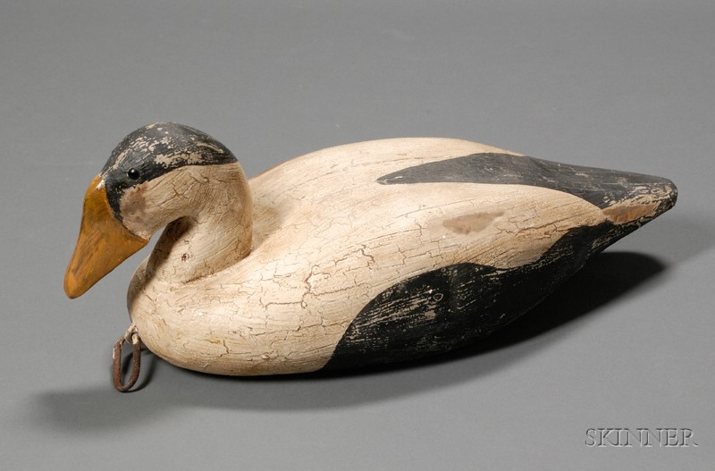 Appraisal: Eider Working Sea Duck Decoy America early to mid- th