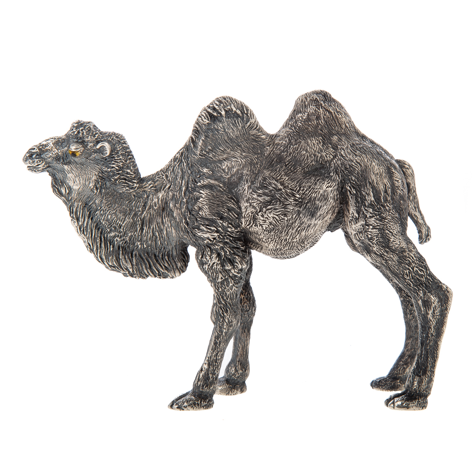 Appraisal: BUCCELLATI STERLING FIGURE OF A CAMEL Finely modeled with enameled