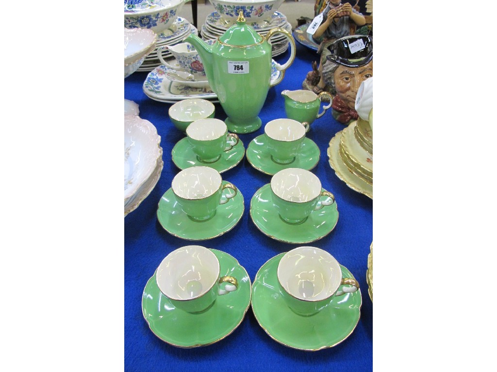 Appraisal: Crown Devon coffee set