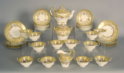 Appraisal: Cauldon china tea and luncheon service retailed by Tiffany Co