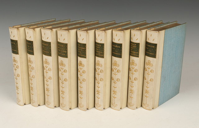 Appraisal: TENNYSON Alfred Lord volumes of The Works of Alfred Lord