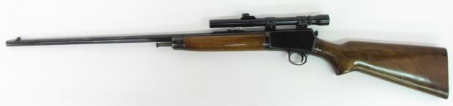 Appraisal: Winchester Model long rifle round barrel with plain walnut pistol