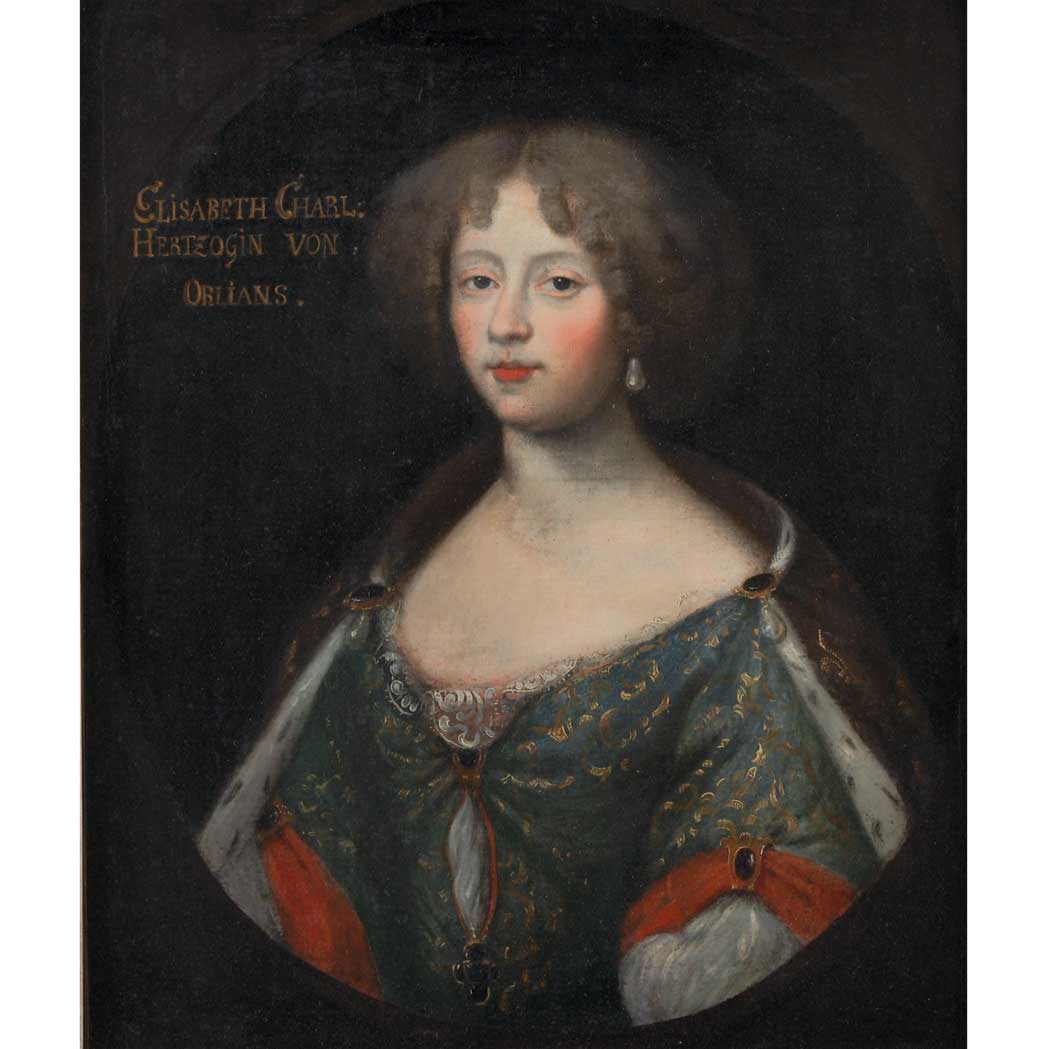 Appraisal: French School th Century Portrait of Elizabeth Duchess of Orleans