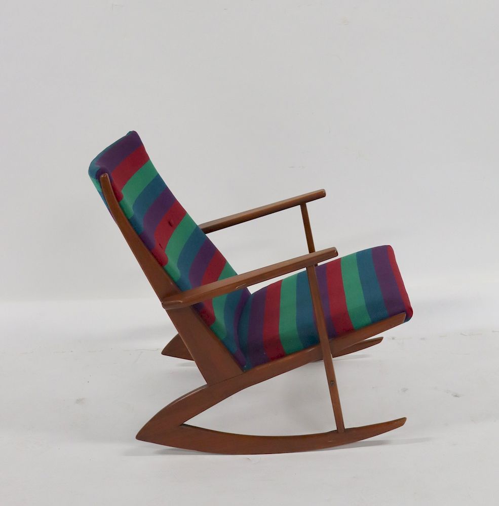 Appraisal: MIDCENTURY Danish Modern Rocking Chair From a Westchester estate -