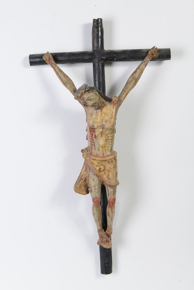 Appraisal: Jos Rafael Arag n Cristo Crucificado ca Attributed to Jos