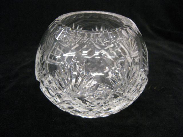 Appraisal: Waterford Cut Crystal Rose Bowl excellent unsigned