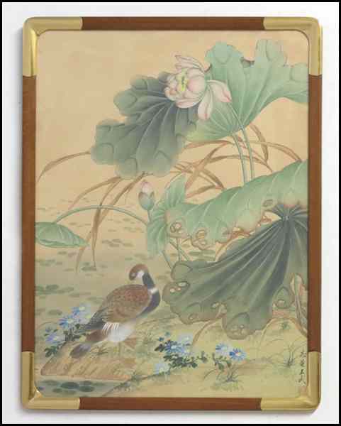 Appraisal: WANG WU AFTER DUCKS AND DAISIES Tempera on silk Bearing