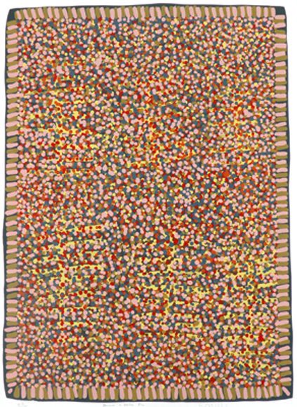 Appraisal: Emily Kam Kngwarreye born circa - Abmigwa - Native Pine