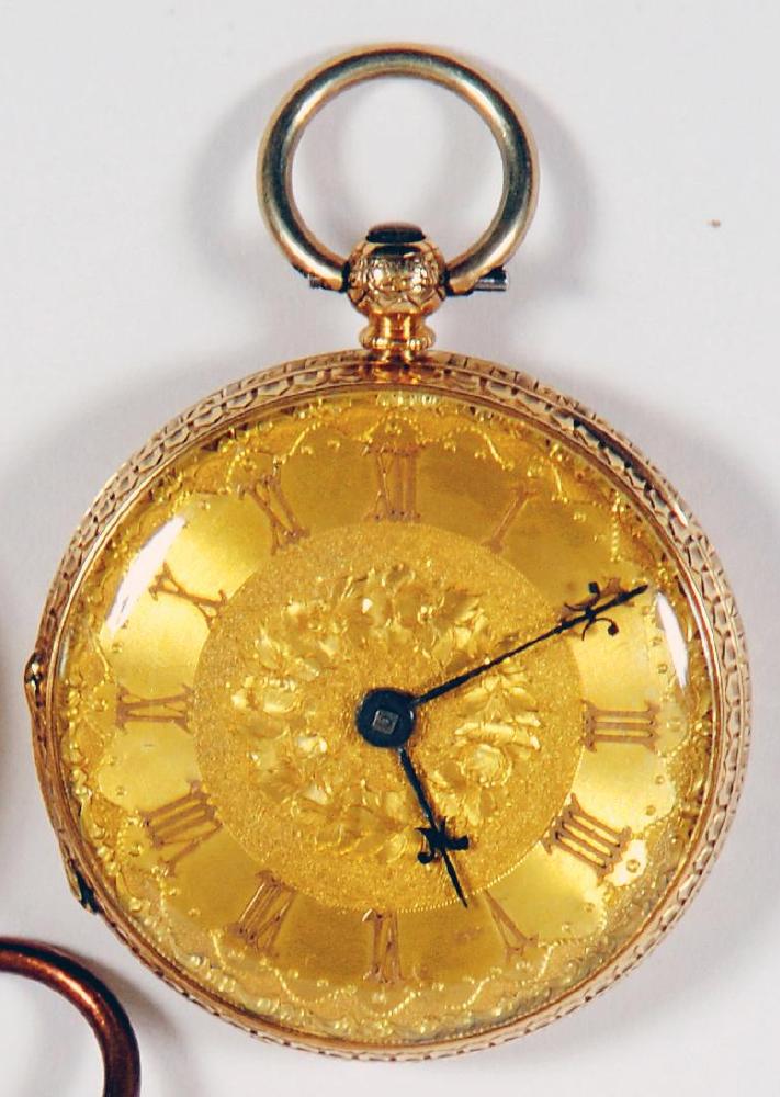 Appraisal: A GENTLEMAN'S VICTORIAN CT GOLD SMALL POCKET WATCH the matt