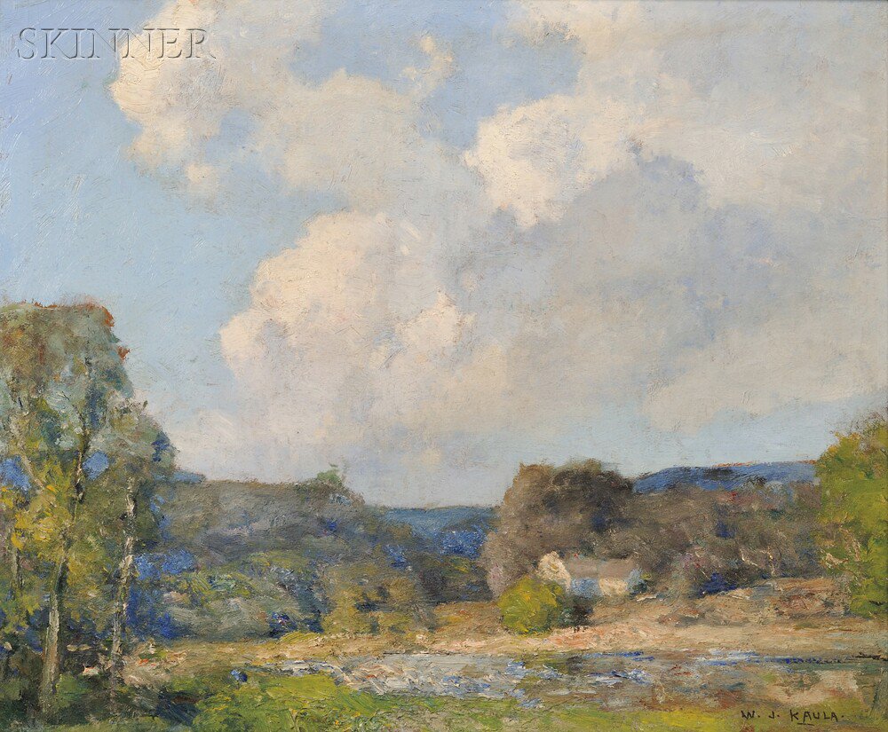 Appraisal: William Jurian Kaula American - Summer Clouds Signed W J