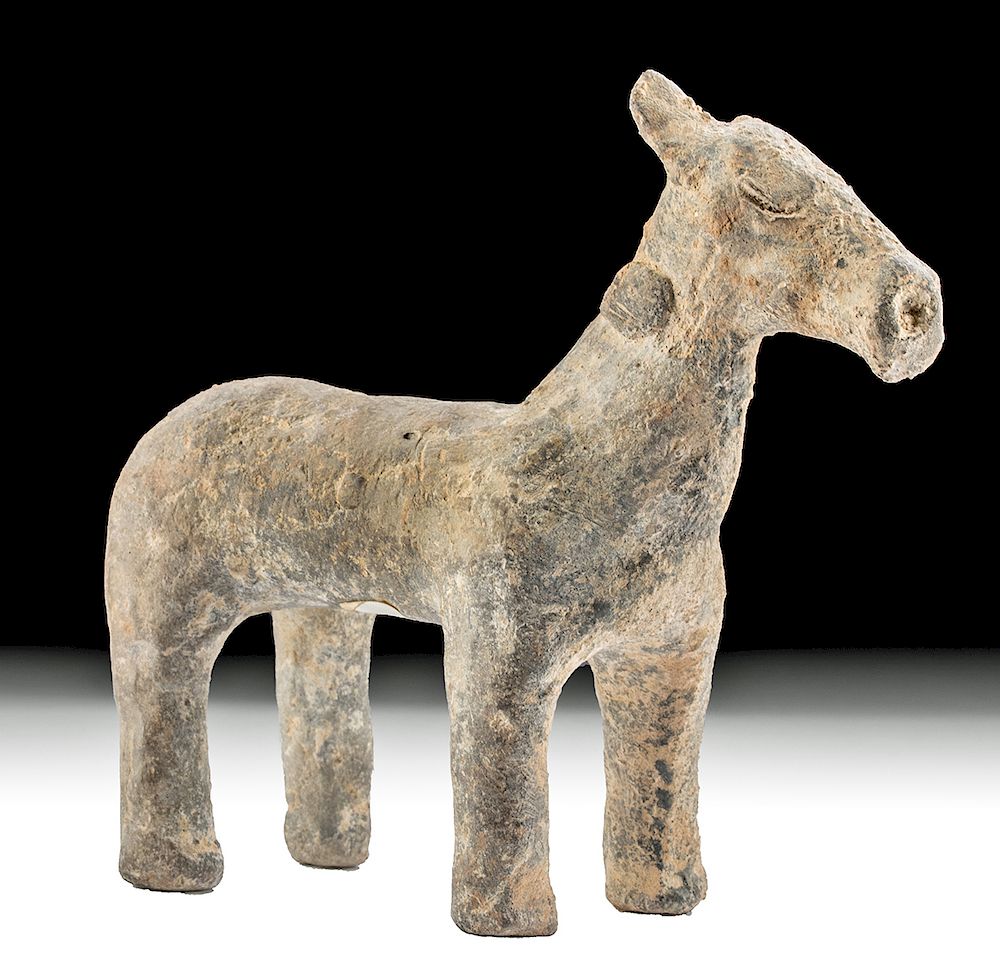 Appraisal: Korean Silla Greyware Horse - Tou East Asia Korea Silla