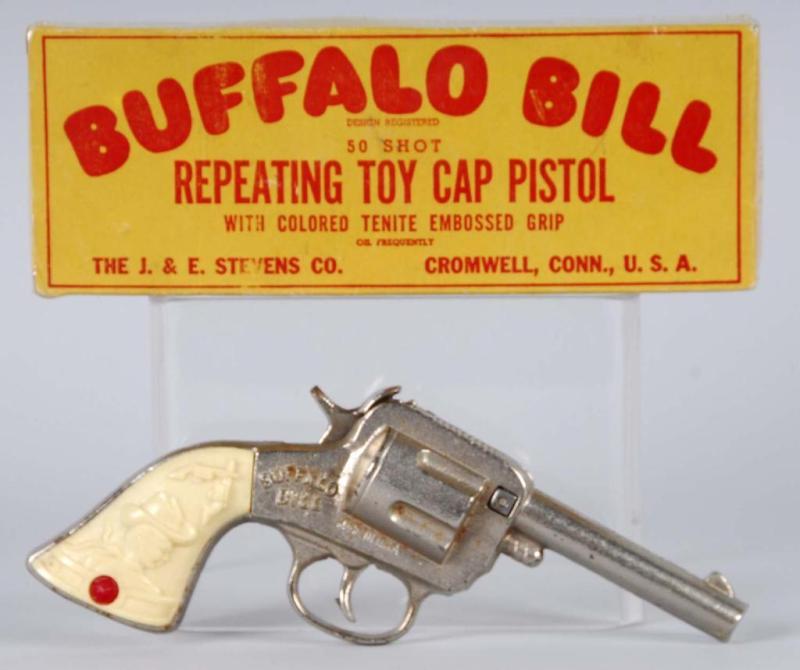 Appraisal: Buffalo Bill Cap Gun Description Includes box Toy Excellent Box