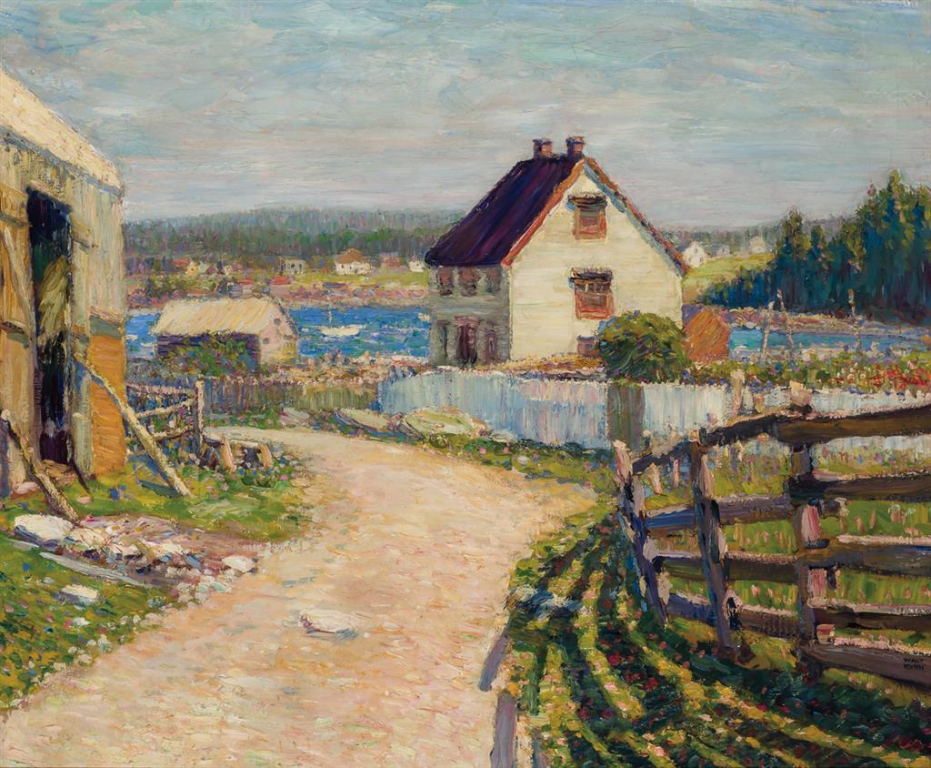 Appraisal: WALT KUHN American - Blanford Nova Scotia oil on canvas