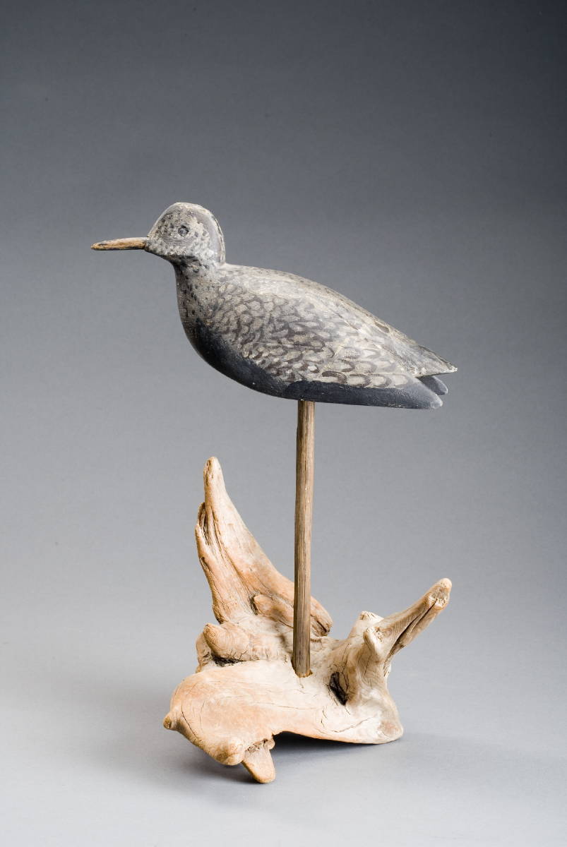 Appraisal: CARVED AND PAINTED PLOVER DECOY Carved in the style of