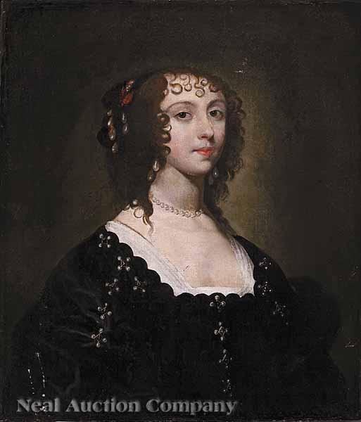 Appraisal: After Sir Anthony van Dyck Flemish - Queen Henrietta Maria