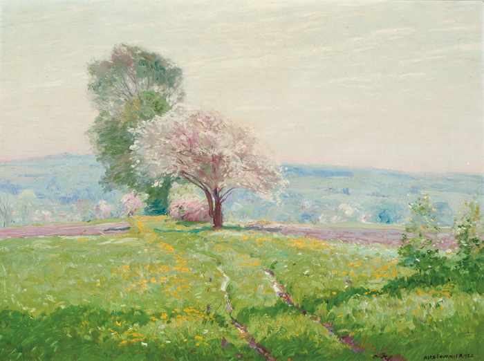 Appraisal: ALEXIS JEAN FOURNIER American - ''Morning in Spring'' oil on