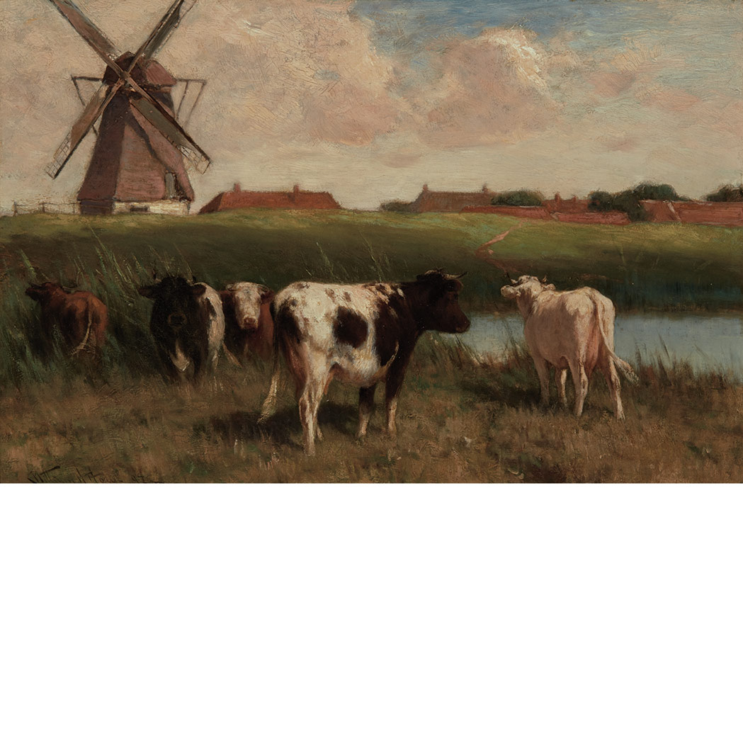 Appraisal: William Henry Howe American - The Old Mill at Bussum