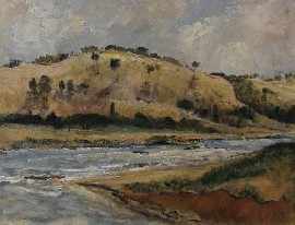 Appraisal: Bruce Lawrence - Outside Sofala oil on board signed 'B